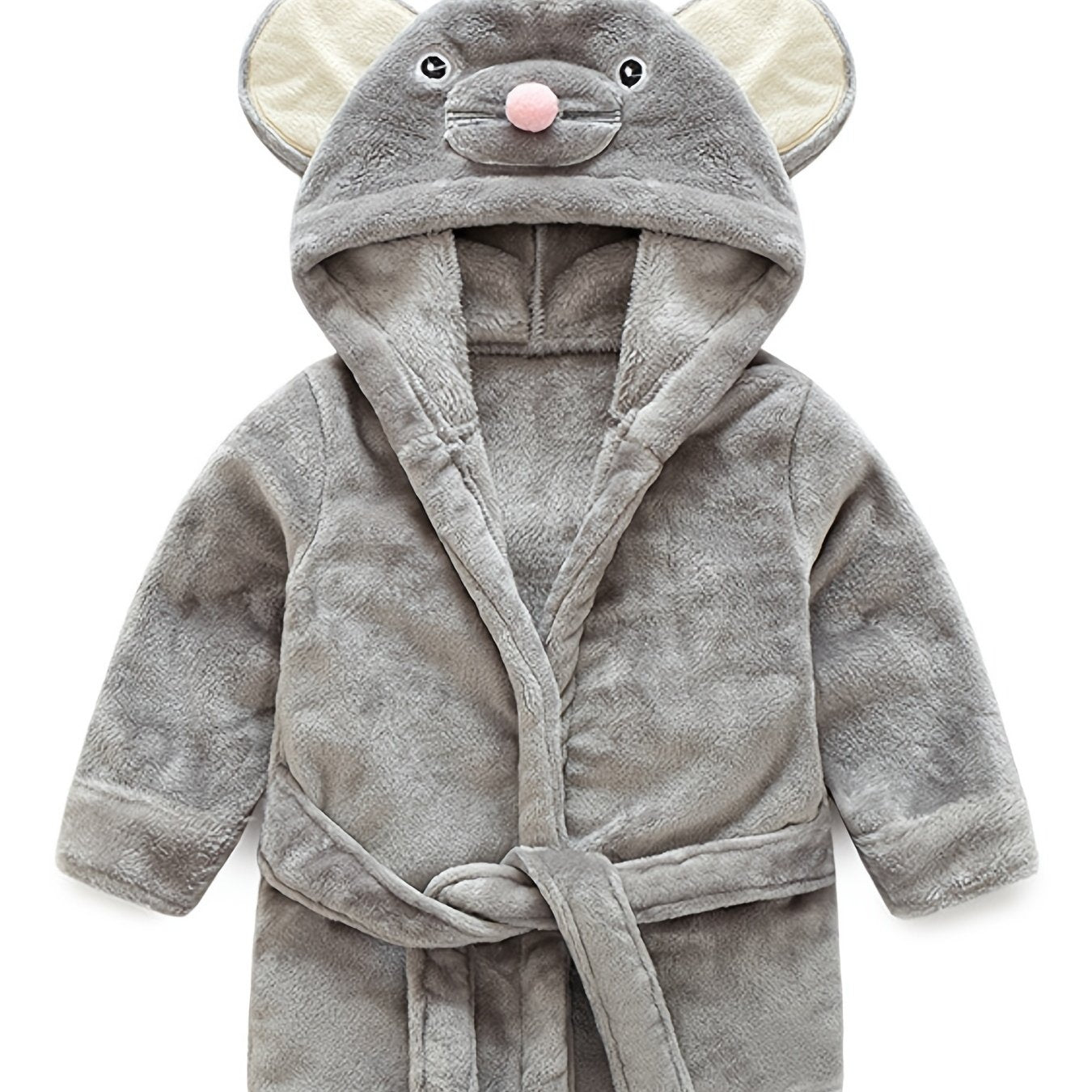 Soft & Warm Baby Hooded Bathrobe Mouse Pyjamas for Boys & Girls