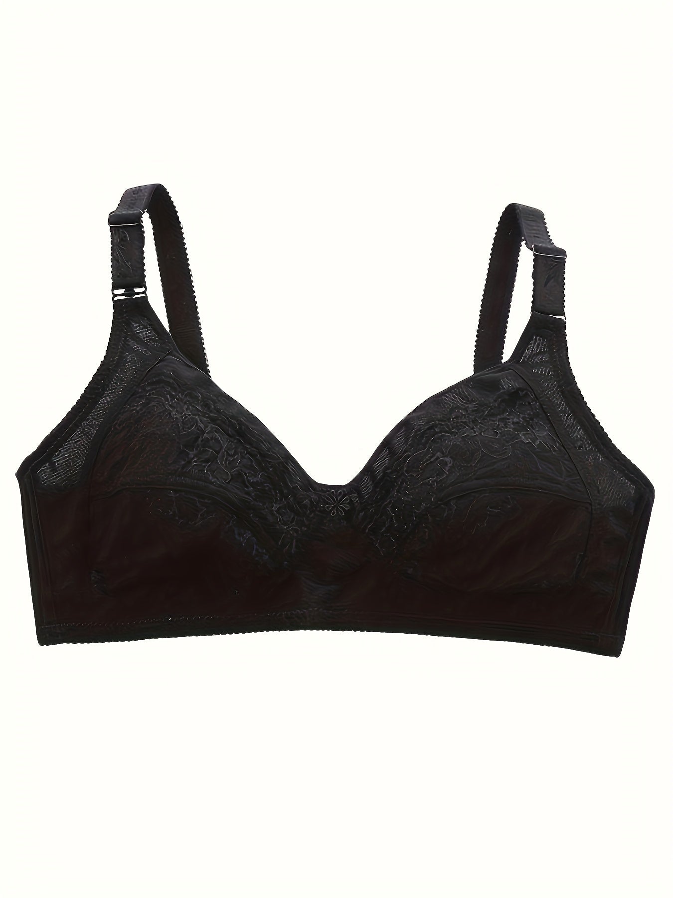 Wireless Full Cover Lace Plus Size Bra