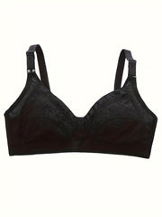 Wireless Full Cover Lace Plus Size Bra