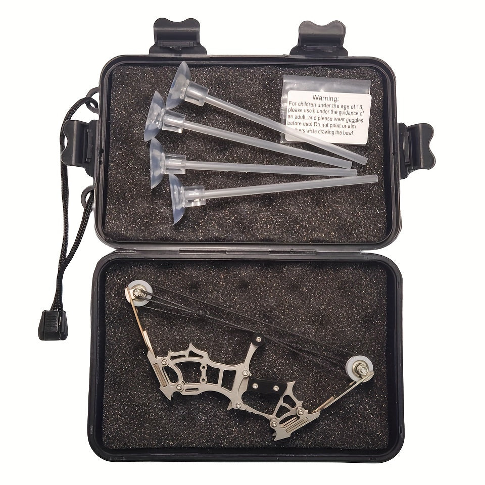 Mini Archery Bow Set Compound Bow Catapult RH LH For Fun Gift