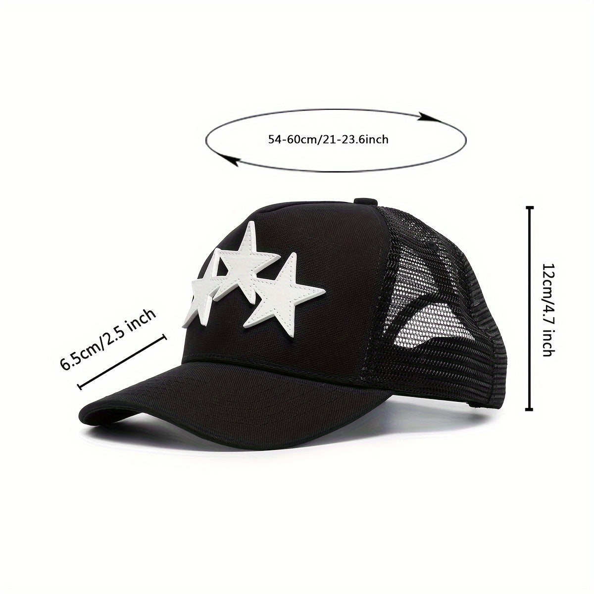 Letter Embroidery Trucker Hat Vintage Baseball Cap Dad Hat