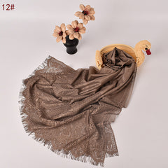 Hollow Tassel Long Scarf Headband Sexy Scarf Women's Scarf Shawl