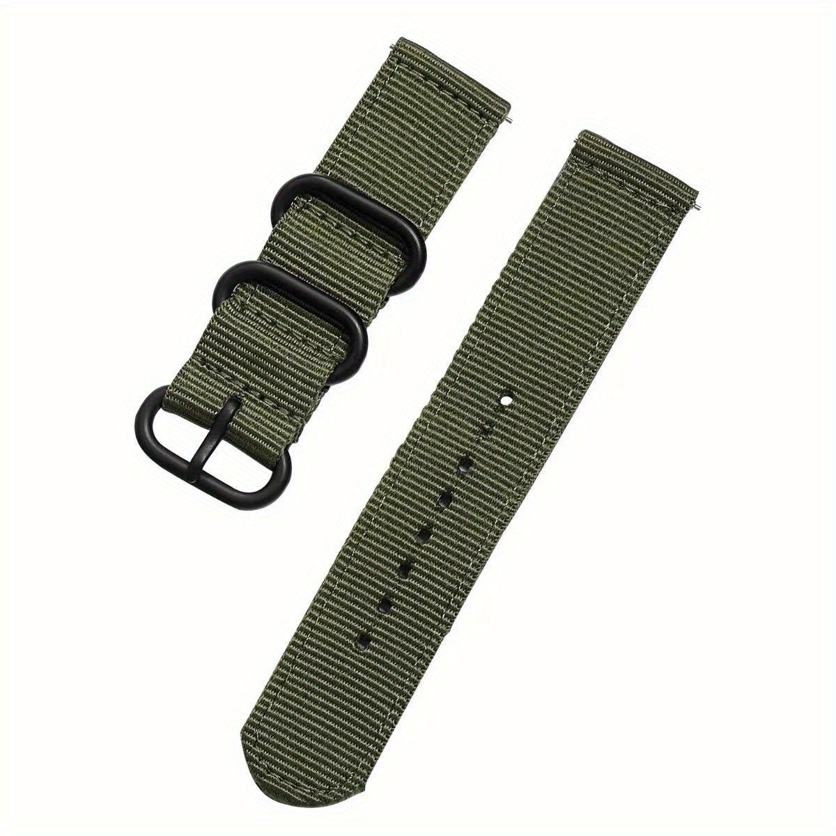 Soft Green Double Layer Nylon Smart Watch Strap