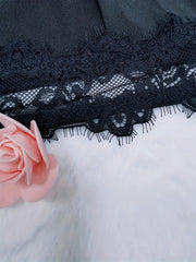 Lace Bralette & Strappy Brief Set