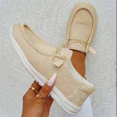 Women's Slip-On Casual Sneakers Breathable Low Top Comfortable Walking Shoes