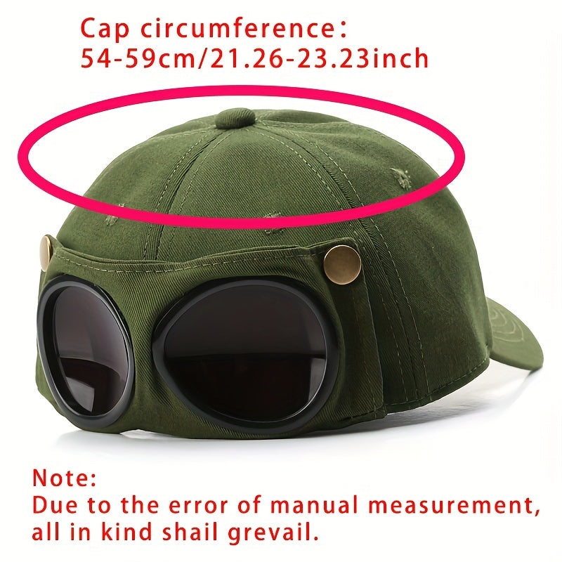 Aviator Baseball Cap Solid Vintage Couple Sun Hats