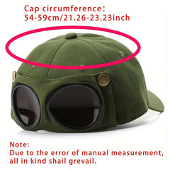 Aviator Baseball Cap Solid Vintage Couple Sun Hats