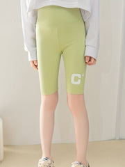 Girls Biker Shorts Tight Fit Elastic Quick drying Sports Running Cycling Shorts