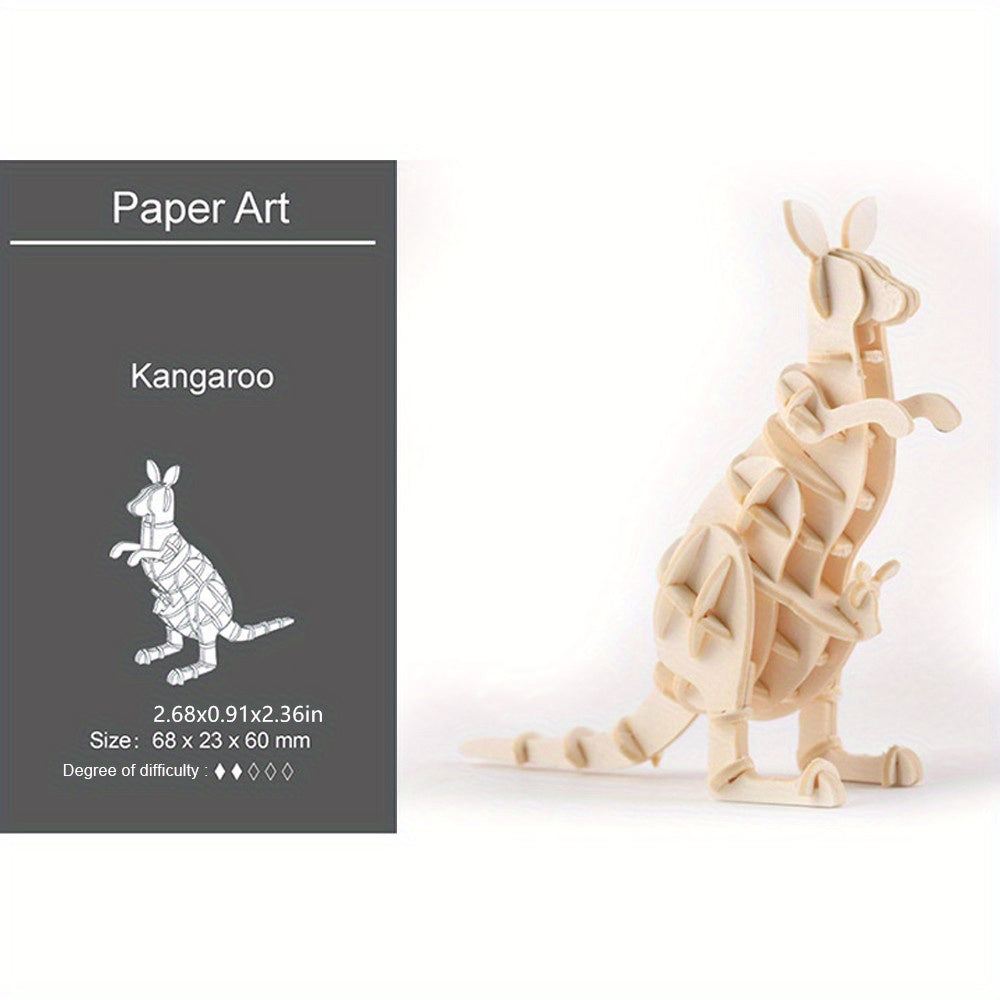 3D Puzzle Animal Assembly Kit DIY Puzzle Model Creative Ornament