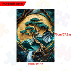 1000pcs Tree of Life Jigsaw Puzzle Adults Vibrant Colors High Sturdy Paper