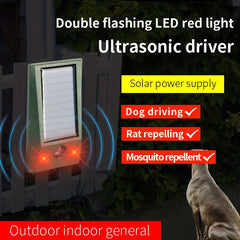 Ultrasonic Solar Animal Repeller Waterproof & Dustproof