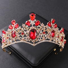 Baroque Crystal Crown Wedding Queen Tiaras And Crowns For Women