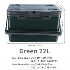 Portable Insulated Cooler Box for Camping Car Travel