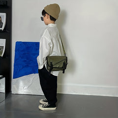 Large Capacity Lightweight Nylon Crossbody Bag For Boys