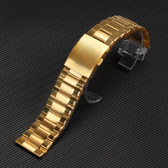 26mm Stainless Steel Watch Band Metal Bracelet Folding Clasp