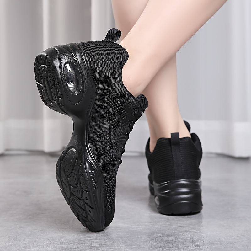 Modern Jazz Dance Shoes With Cushion Bottom Women's Mesh Breathable