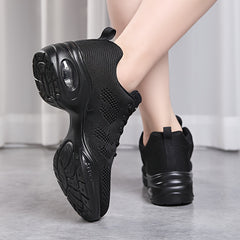 Modern Jazz Dance Shoes With Cushion Bottom Women's Mesh Breathable