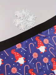 3 Pack Plus Size Christmas Panties Set Women's Plus Size