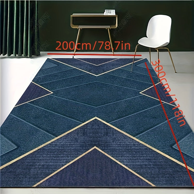 Morandi Royal Patterned Velvet Rug 800g/sqm Non-slip Indoor/Outdoor Mat