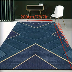 Morandi Royal Patterned Velvet Rug 800g/sqm Non-slip Indoor/Outdoor Mat