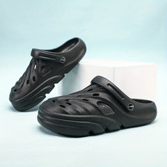 Men's Lightweight Comfy Clogs Hollow Out Non Slip Garden Shoes