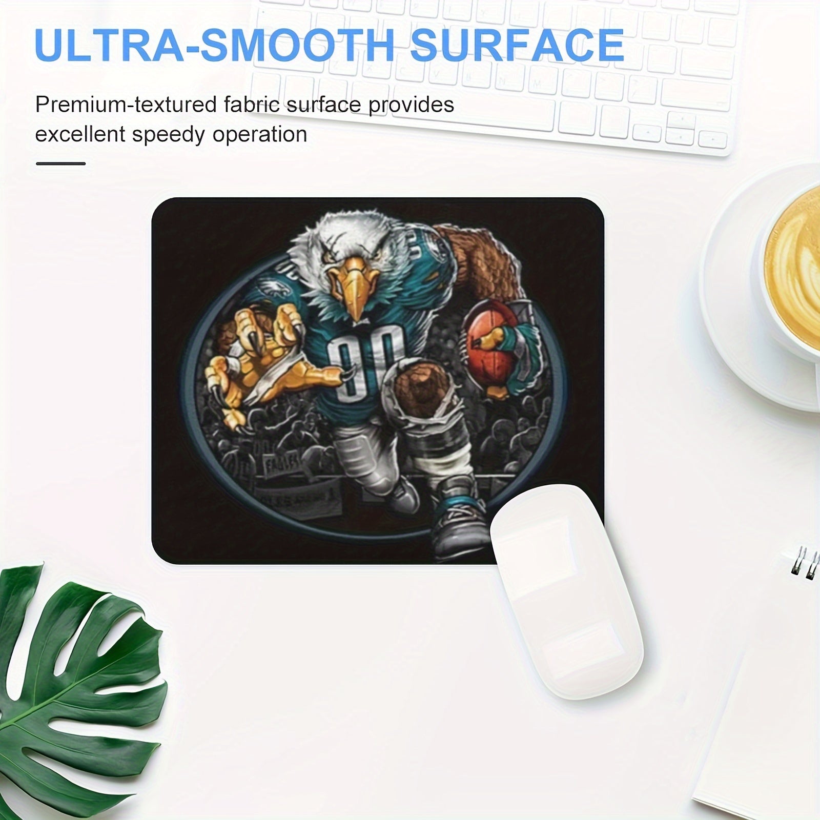 Personalized Textured Non Slip Rubber Base Mouse Pad