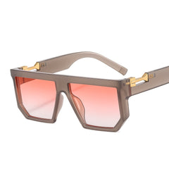 Vintage Ladies Oversized Square Sunglasses Sun Protection