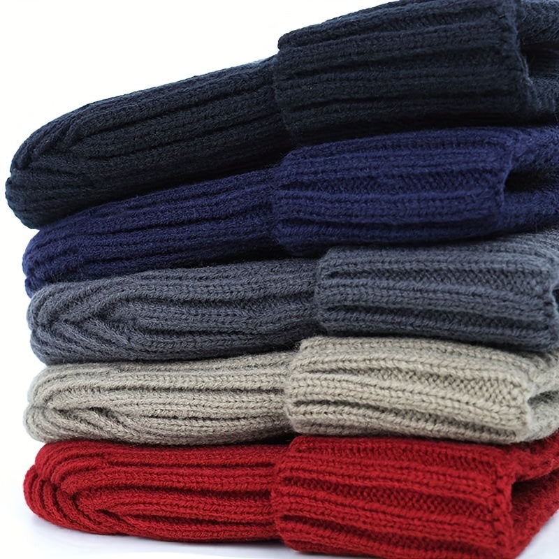 Beanies Velvet Knitted Warm Hat Ear Protection Hat Outdoor