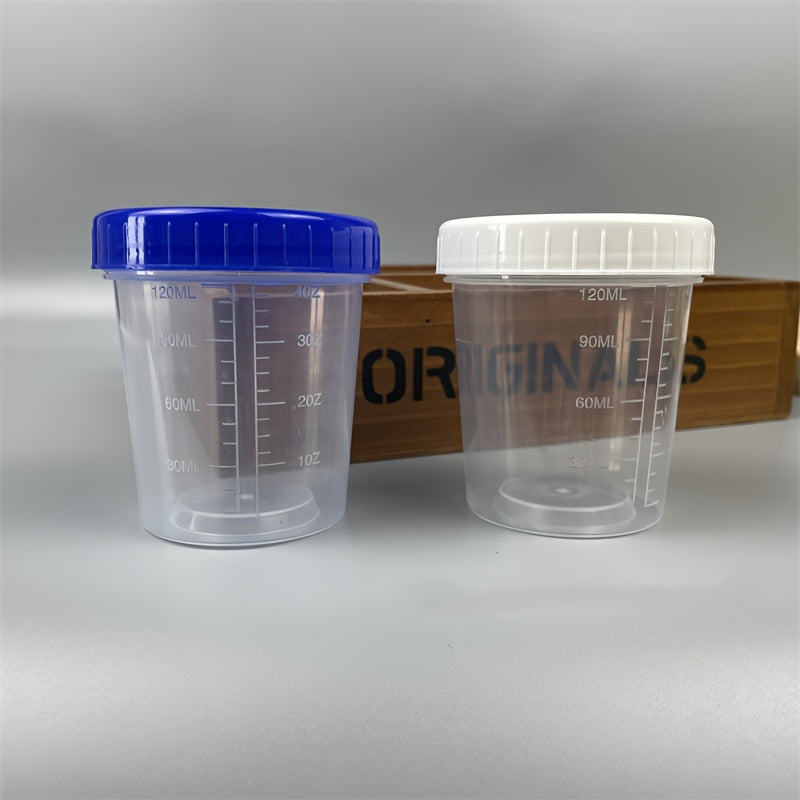 Plastic Measuring Cup With Lid 120ml Clear Scale Bait Box