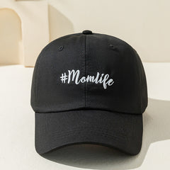 MOMLIFE Ponytail Baseball Cap Vintage Washed Distressed Twill Hat