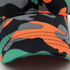 Summer Camo Tactical Baseball Cap with Embroidery for Fishing