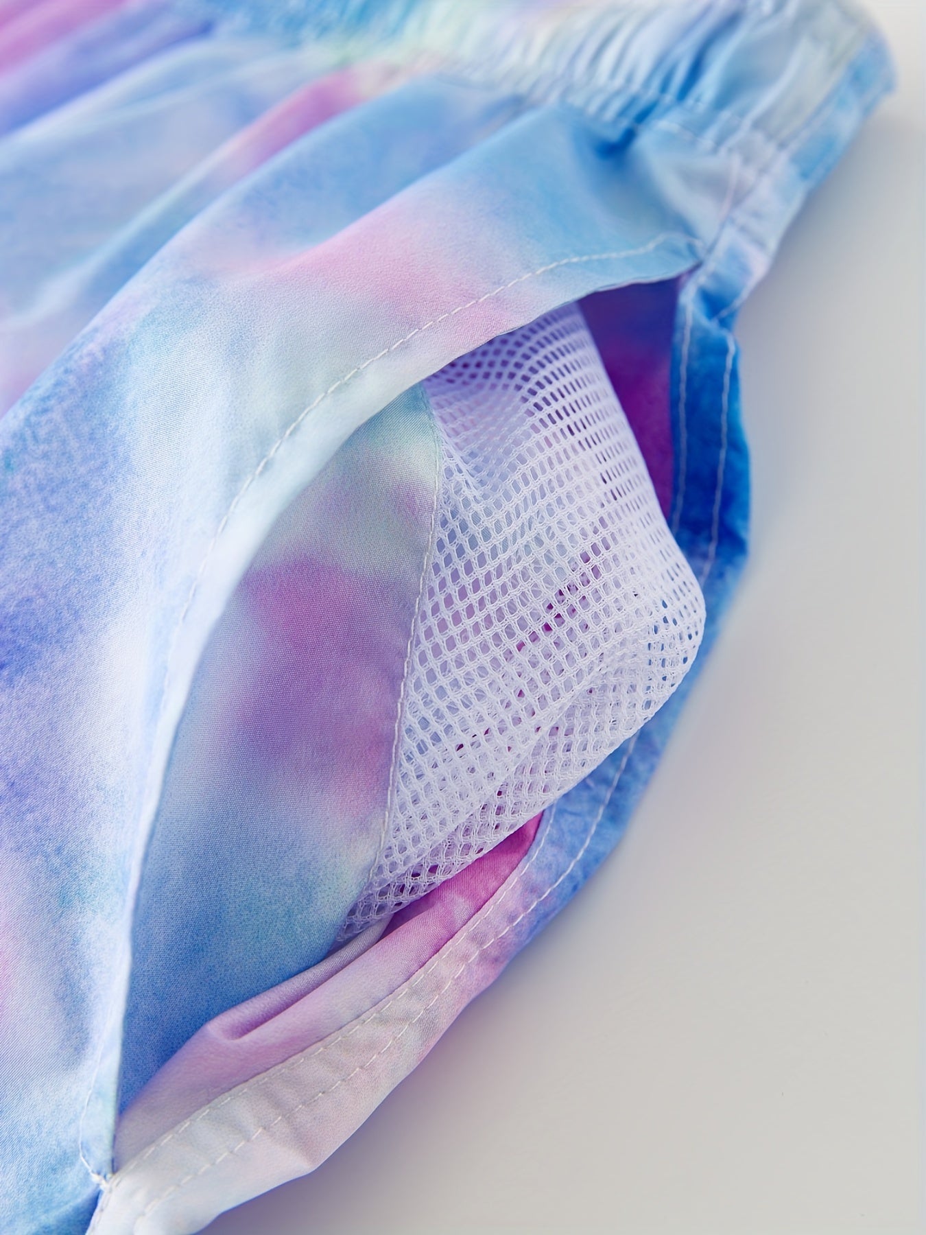 Tie Dye Men's Swim Trunks Quick Dry Beach Shorts Swimwear