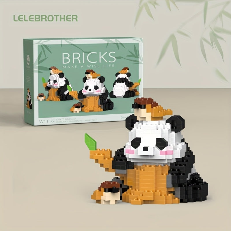 Panda Brick Set 2800pcs Micro Bead Building Blocks Toy Figurine Collectible