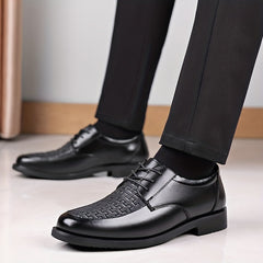 Men's Lace Up Derby Shoes Wear resistant Non Slip Formal Shoes