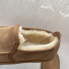 Men's Fleece Warm Slip On Moccasines for Winter