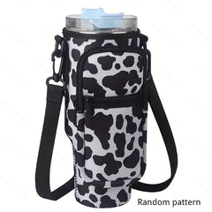 Neoprene Water Bottle Carrier Bag for 40oz Cup with Adjustable Strap