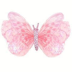 Baby Girls Glitter Sequin Butterfly Hair Clip Mini Hair Pins Party Accessories