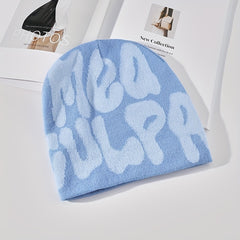 Hip Hop Graffiti Letter Knit Hat Street Wear Beanie