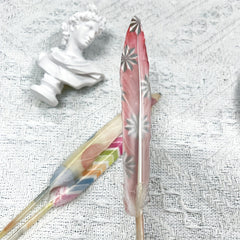 10pcs Printed Goose Feather DIY Clothing Accessories