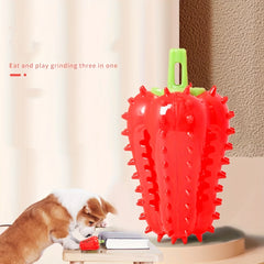 TPR Dog Toy for Teeth Cleaning and Spill Prevention