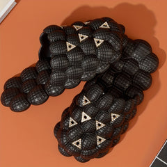 Women's Anti Slip Bubble Slippers Round Toe Comfortable Outdoor Slippers