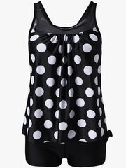 Tie Dye Tankini Set Women's Plus Two Piece Set