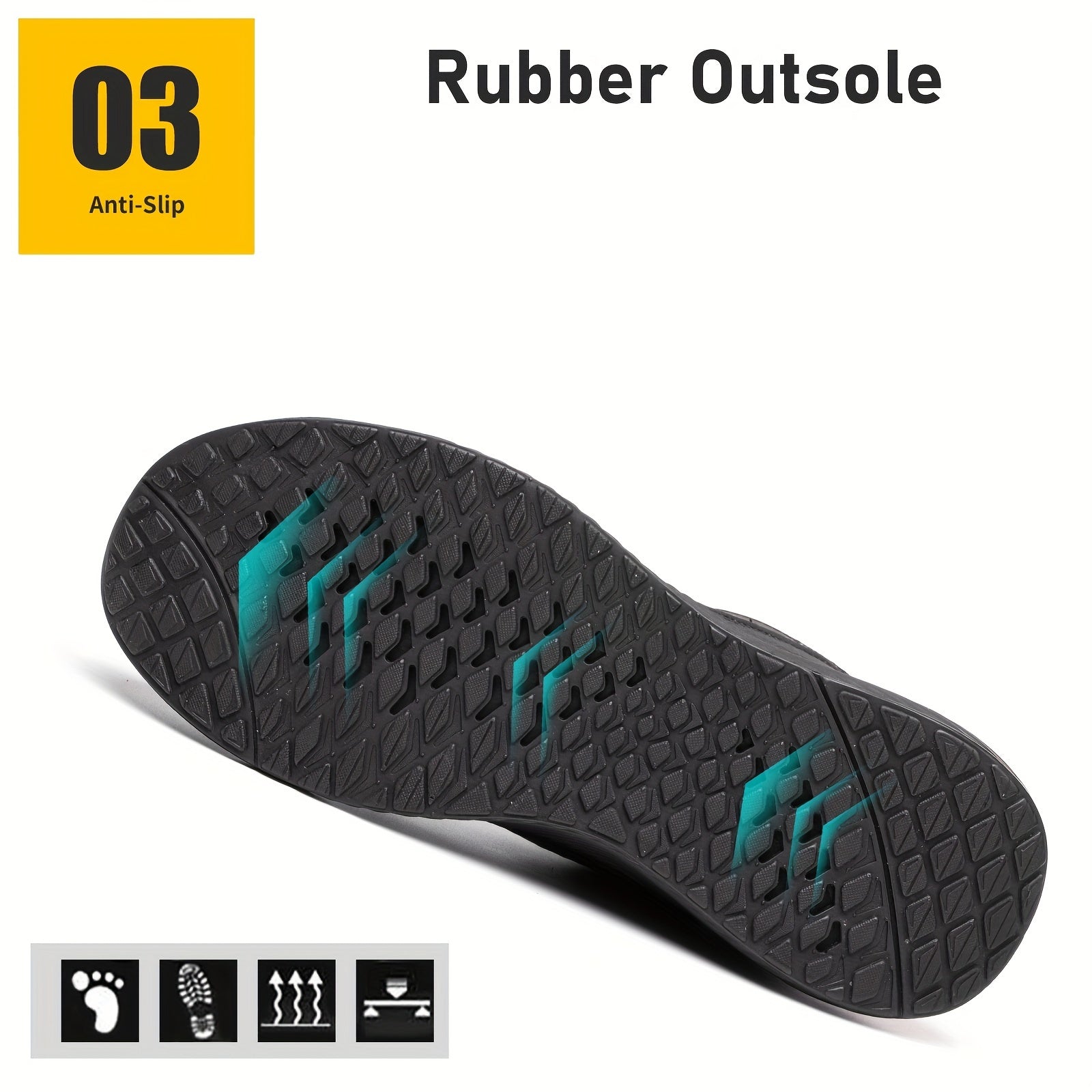 Steel Toe Puncture Proof Work Shoes for Construction Site