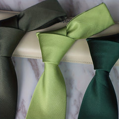 High Quality Green Skinny Suit Tie 8.0cm