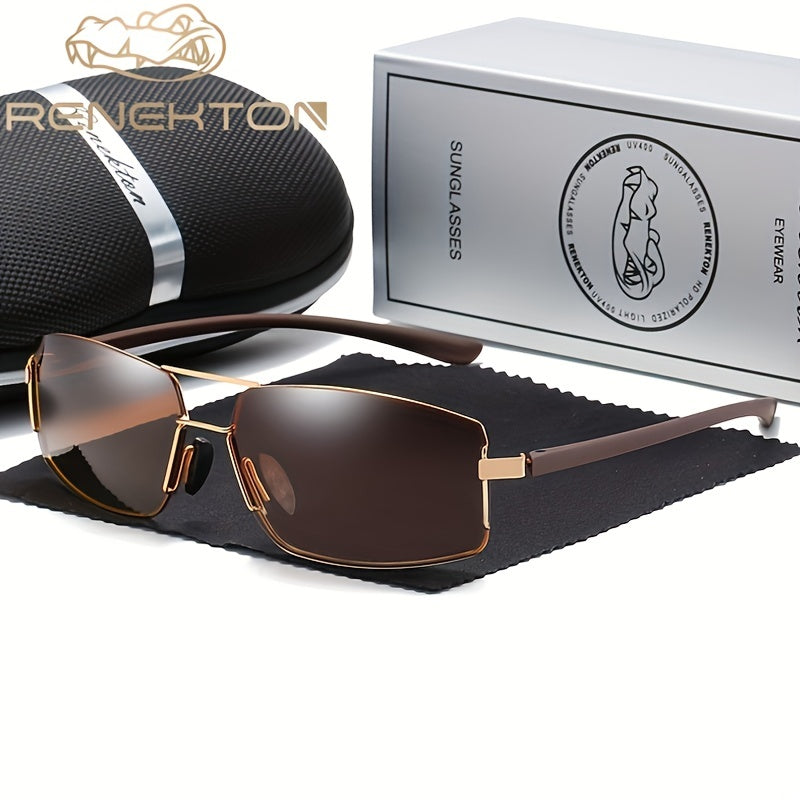 RENEKTON Men's Stainless Steel Sunglasses Frameless Series 128