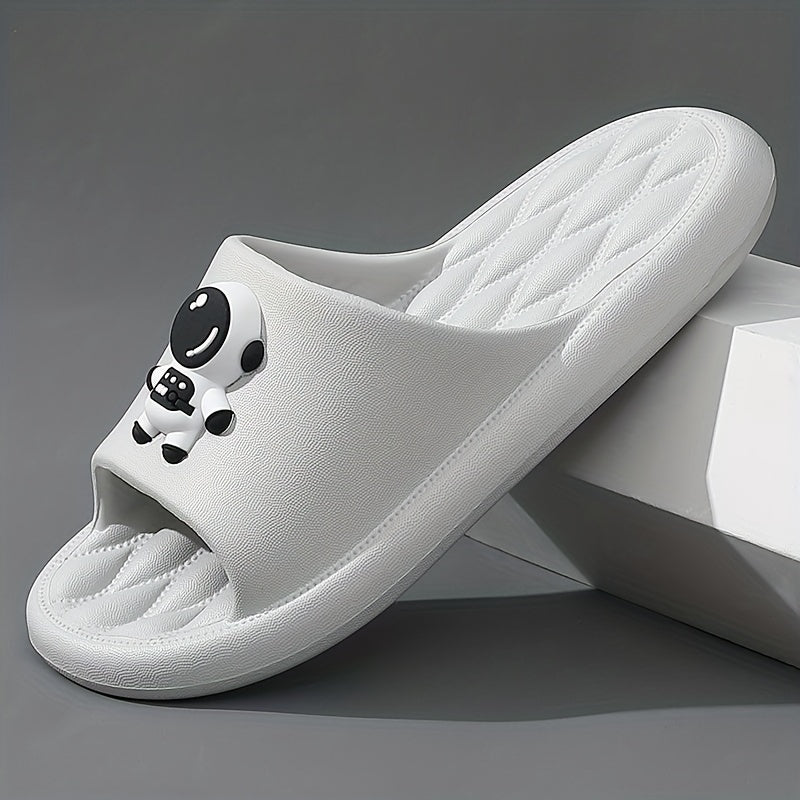 Men's Cartoon Printed Slides Non Slip Slippers