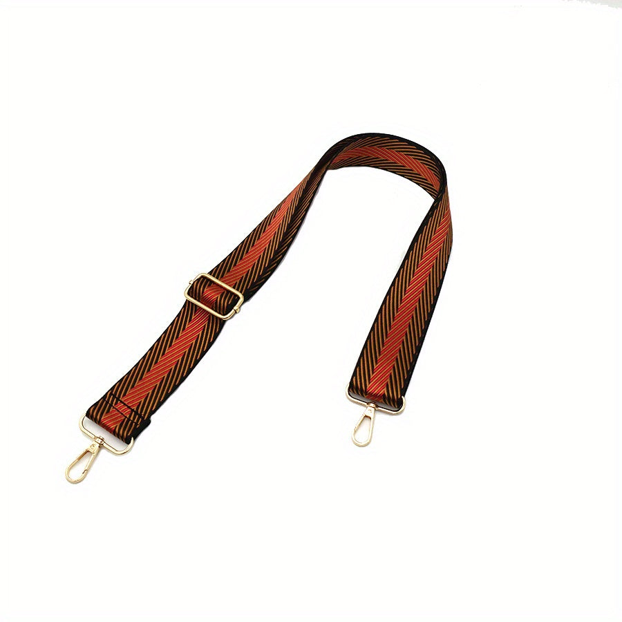 Vintage Geometric Pattern Wide Strap Adjustable Bag Strap