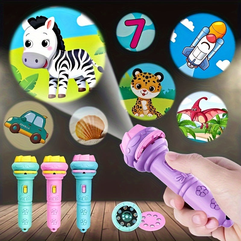 Flashlights Projector Bedtime Fun Puzzle Dinosaur