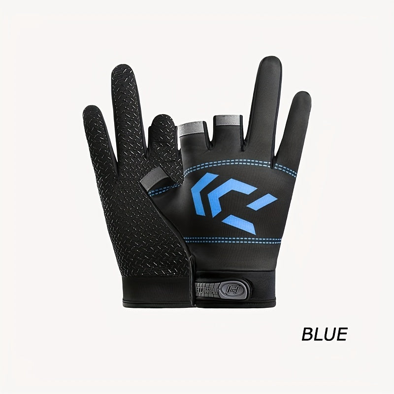 Sun Protection Fishing Gloves Non Slip Breathable Wear-resistant