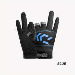 Sun Protection Fishing Gloves Non Slip Breathable Wear-resistant